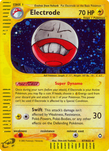 Electrode, Aquapolis H7