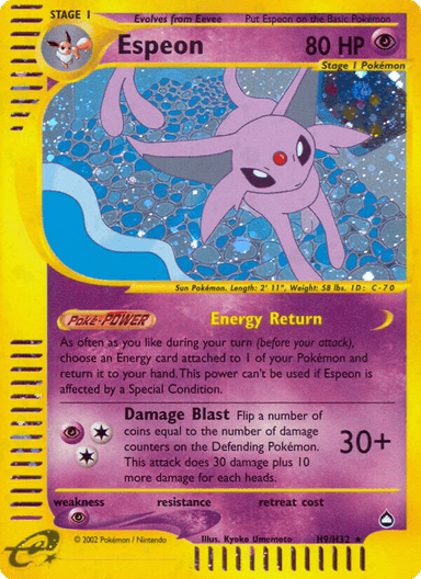 Espeon, Aquapolis H9