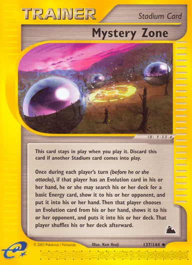 Mystery Zone, Skyridge 137