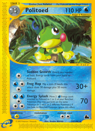 Politoed, Skyridge 25
