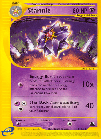 Starmie, Skyridge 30