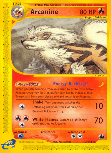 Arcanine, Skyridge 3