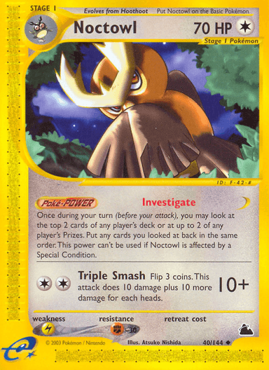 Noctowl, Skyridge 40