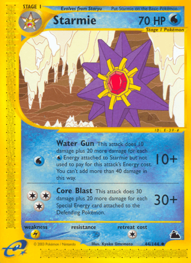 Starmie, Skyridge 44