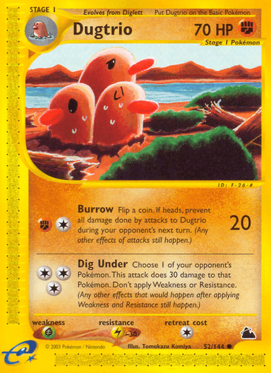 Dugtrio, Skyridge 52