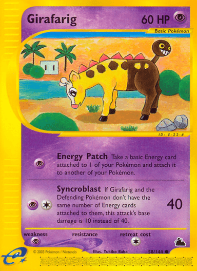 Girafarig, Skyridge 58
