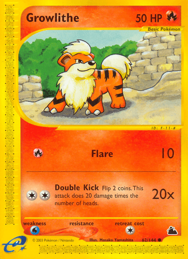Growlithe, Skyridge 62