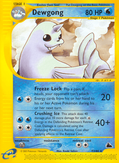 Dewgong, Skyridge 7