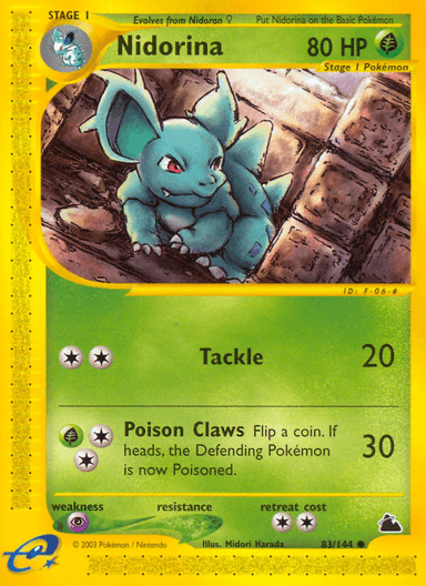Nidorina, Skyridge 83