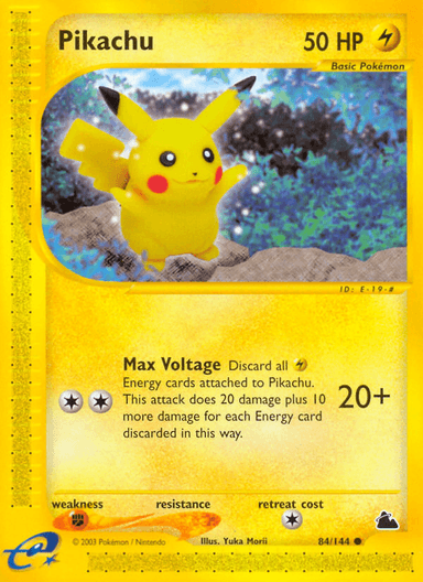 Pikachu, Skyridge 84