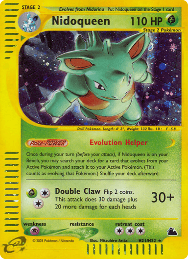 Nidoqueen, Skyridge H21