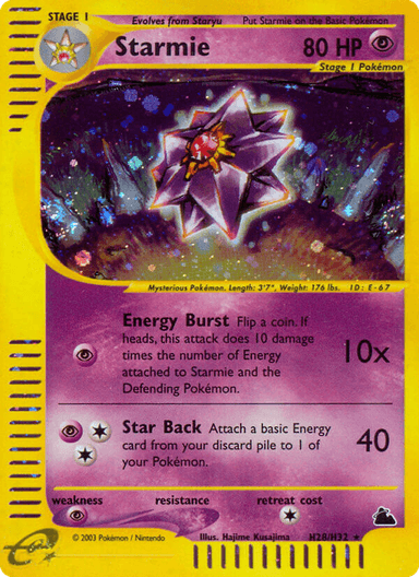 Starmie, Skyridge H28