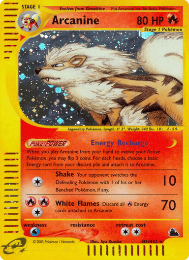 Arcanine, Skyridge H2