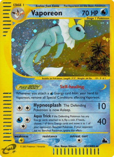 Vaporeon, Skyridge H31