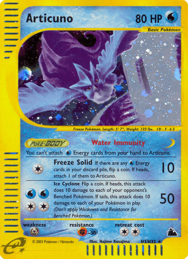 Articuno, Skyridge H3