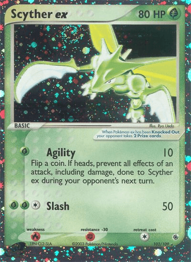Scyther ex, Ruby & Sapphire 102