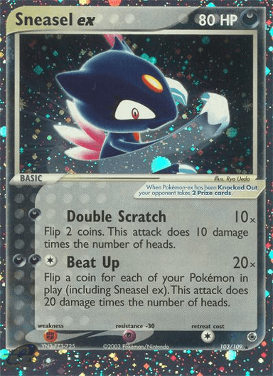 Sneasel ex, Ruby & Sapphire 103