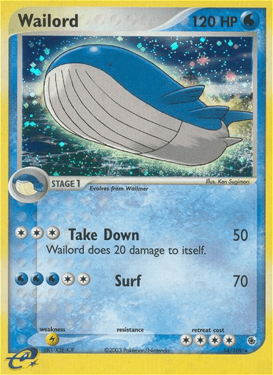 Wailord, Ruby & Sapphire 14