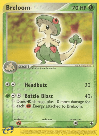 Breloom, Ruby & Sapphire 16