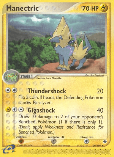Manectric, Ruby & Sapphire 39