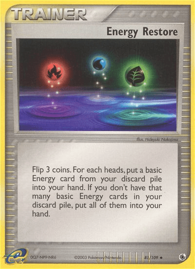 Energy Restore, Ruby & Sapphire 81
