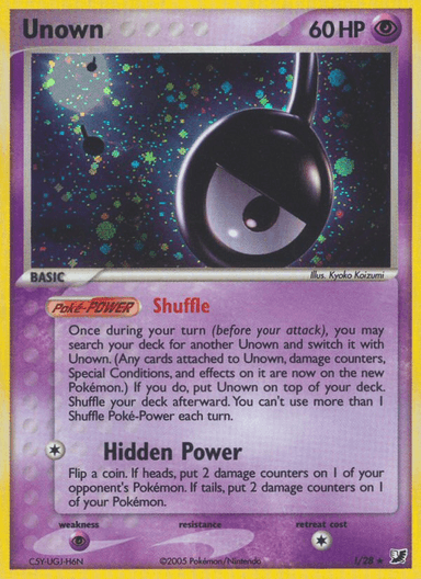 Unown, Unseen Forces !