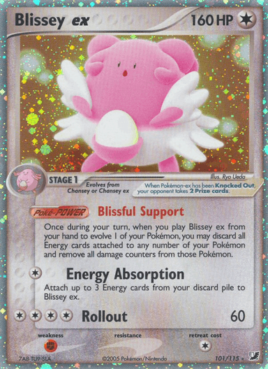 Blissey ex, Unseen Forces 101