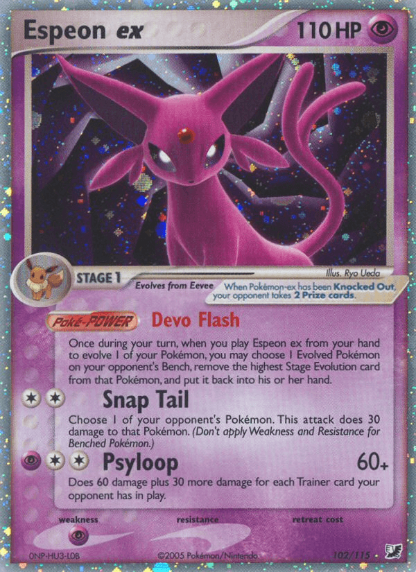Espeon ex, Unseen Forces 102