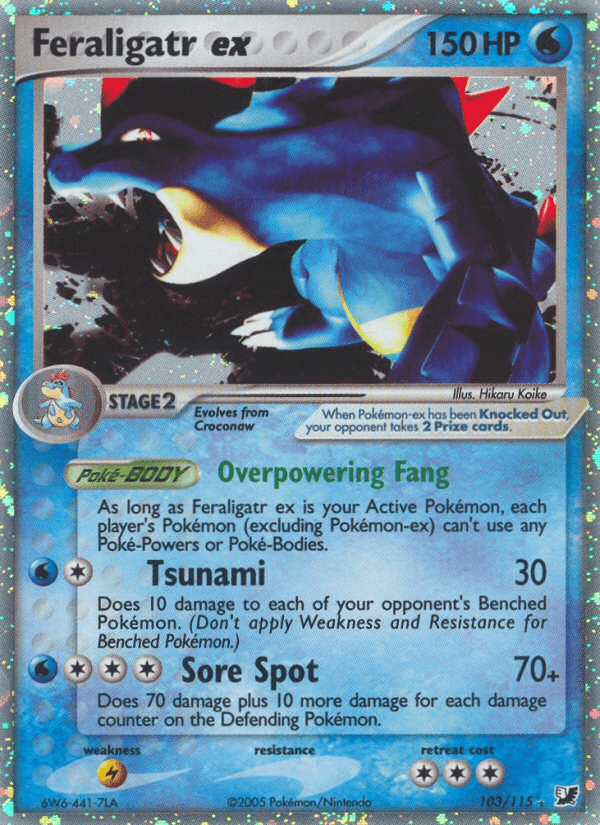 Feraligatr ex, Unseen Forces 103