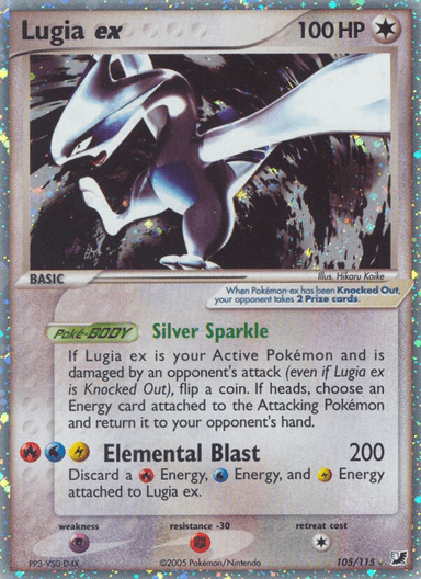 Lugia ex, Unseen Forces 105