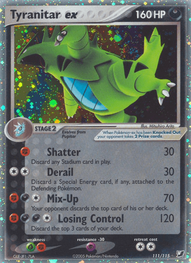 Tyranitar ex, Unseen Forces 111