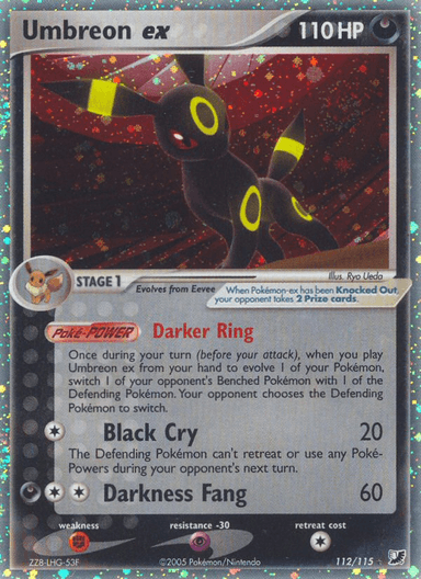 Umbreon ex, Unseen Forces 112