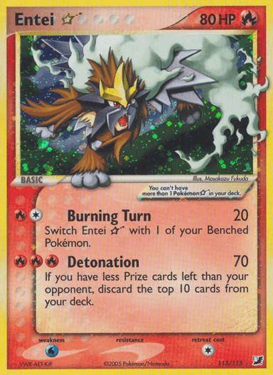 Entei ★, Unseen Forces 113