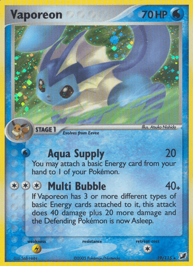 Vaporeon, Unseen Forces 19