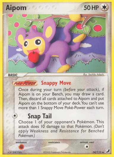 Aipom, Unseen Forces 34