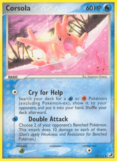 Corsola, Unseen Forces 37