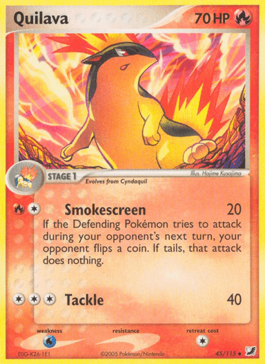Quilava, Unseen Forces 45