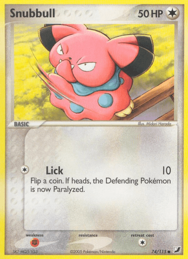 Snubbull, Unseen Forces 74