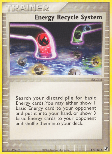 Energy Recycle System, Unseen Forces 81