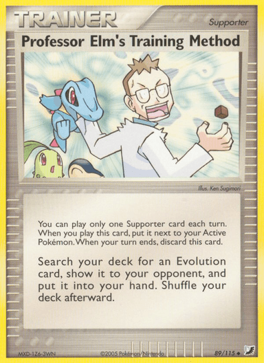 Professor Elm's Training Method, Unseen Forces 89