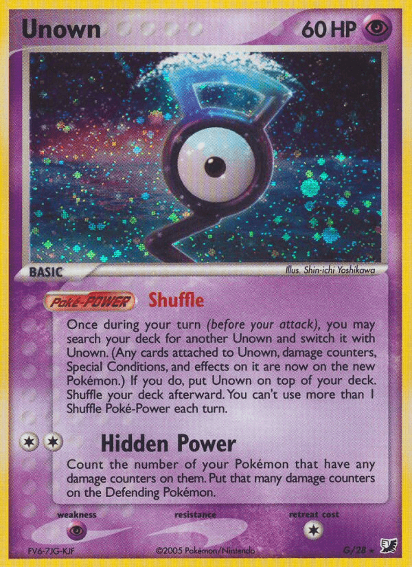 Unown, Unseen Forces G