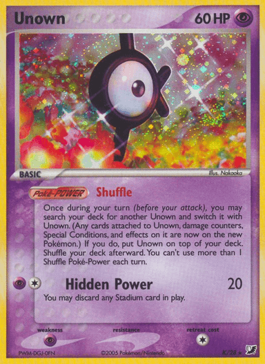 Unown, Unseen Forces K