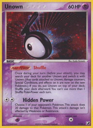 Unown, Unseen Forces T