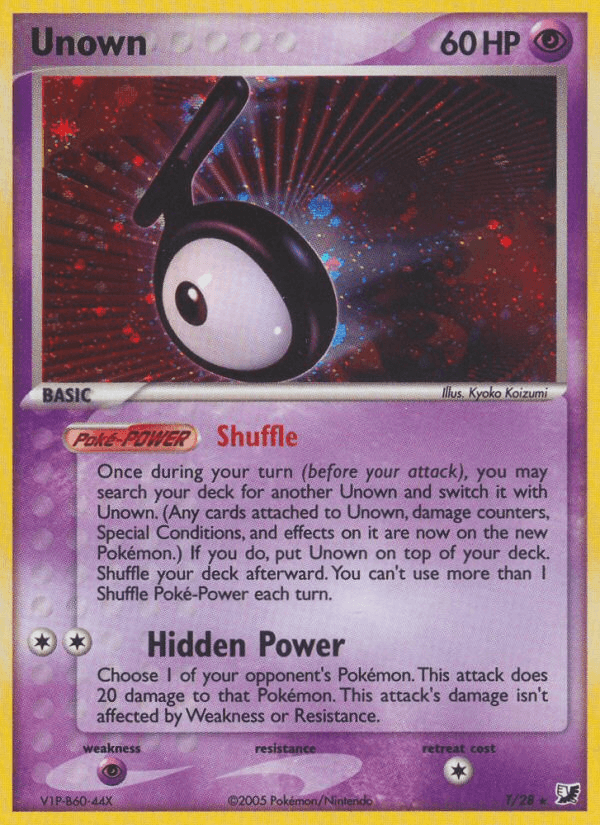 Unown, Unseen Forces T