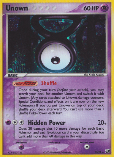 Unown, Unseen Forces V