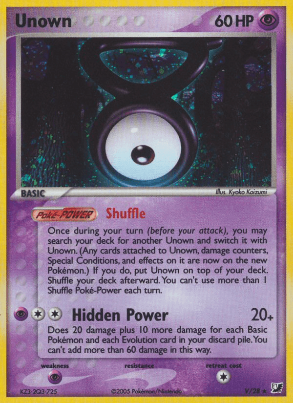 Unown, Unseen Forces V