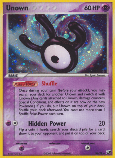 Unown, Unseen Forces W