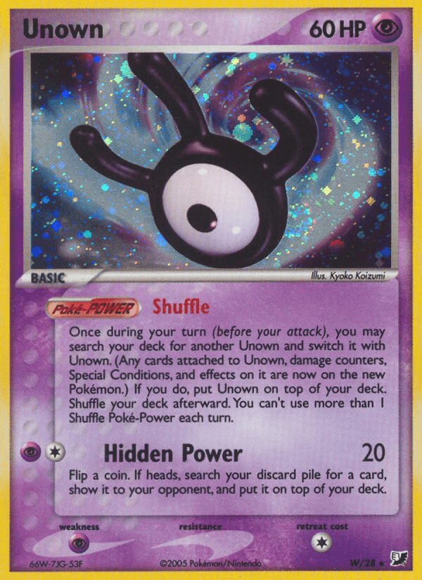 Unown, Unseen Forces W