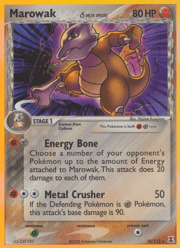 Marowak δ, Delta Species 10