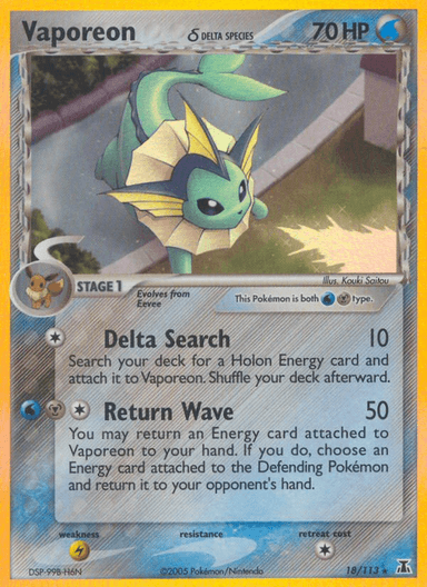 Vaporeon δ, Delta Species 18